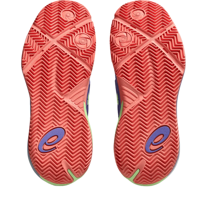 TENIS ASICS GEL-RESOLUTION X PADEL AMETHYST/ILLUMINATE GREEN MUJER