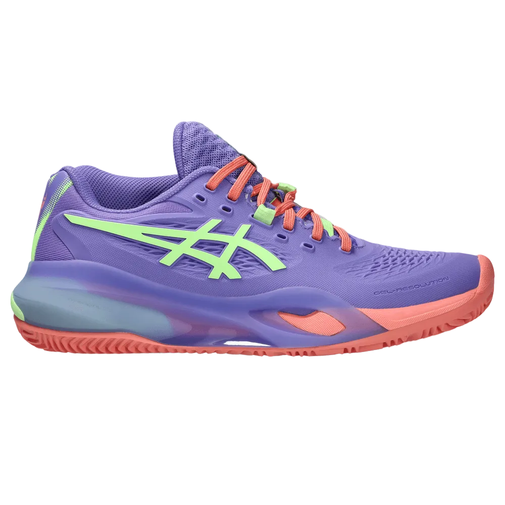 TENIS ASICS GEL-RESOLUTION X PADEL AMETHYST/ILLUMINATE GREEN MUJER