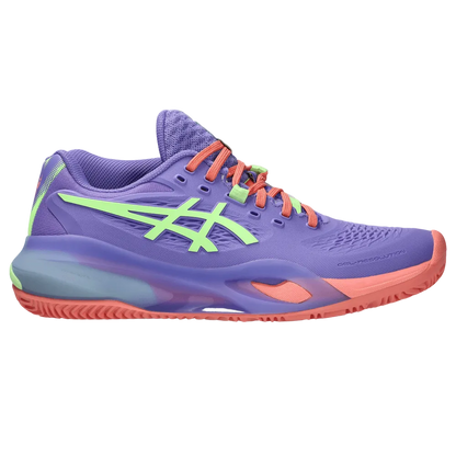 TENIS ASICS GEL-RESOLUTION X PADEL AMETHYST/ILLUMINATE GREEN MUJER
