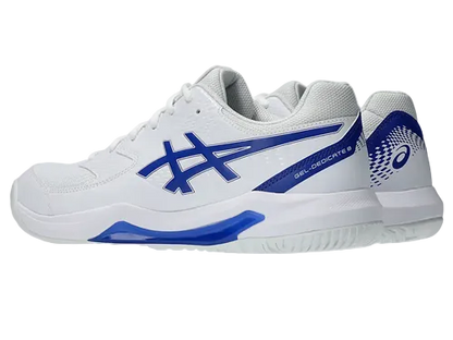 TENIS ASICS GEL DEDICATE 8 PADEL MEN WHITE/DARK COBALT HOMBRE