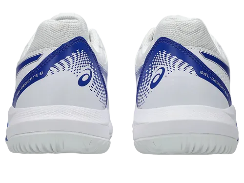 TENIS ASICS GEL DEDICATE 8 PADEL MEN WHITE/DARK COBALT HOMBRE