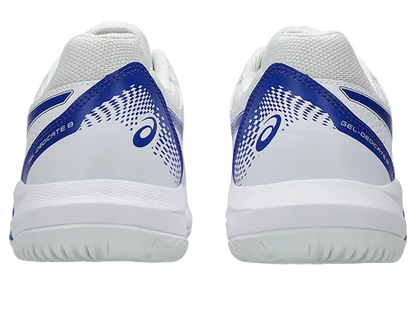 TENIS ASICS GEL DEDICATE 8 PADEL MEN WHITE/DARK COBALT HOMBRE
