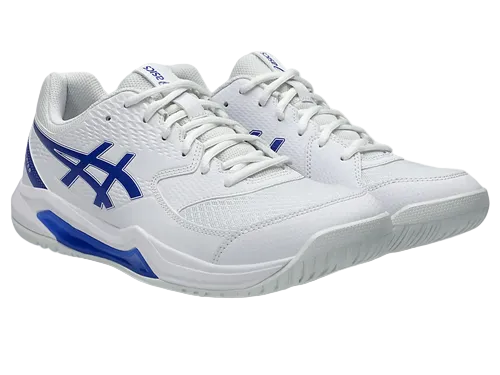TENIS ASICS GEL DEDICATE 8 PADEL MEN WHITE/DARK COBALT HOMBRE