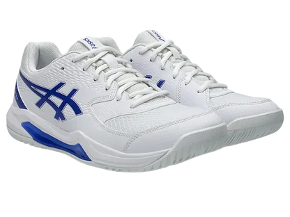 TENIS ASICS GEL DEDICATE 8 PADEL MEN WHITE/DARK COBALT HOMBRE