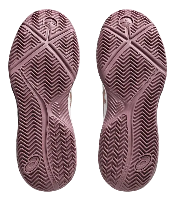 TENIS ASICS GEL DEDICATE 8 PADEL WHITE/DARK UBE MUJER