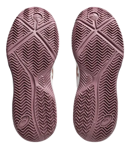 TENIS ASICS GEL DEDICATE 8 PADEL WHITE/DARK UBE MUJER