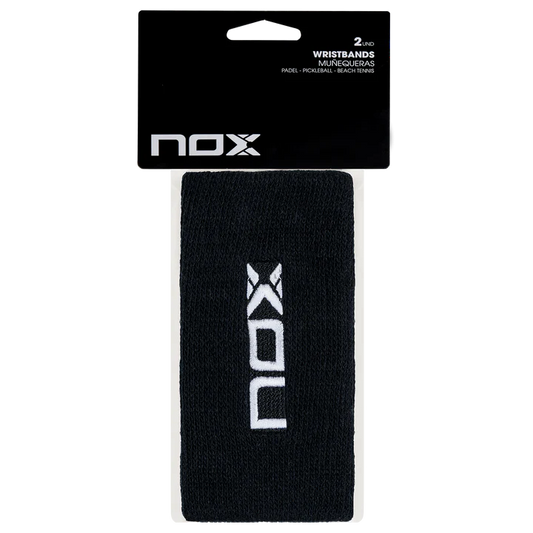 MUÑEQUERA NOX LARGA NEGRO/BLANCO