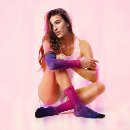 CALCETÍN FLOKY S-MASH 3D FANTASY PINK NEBULA