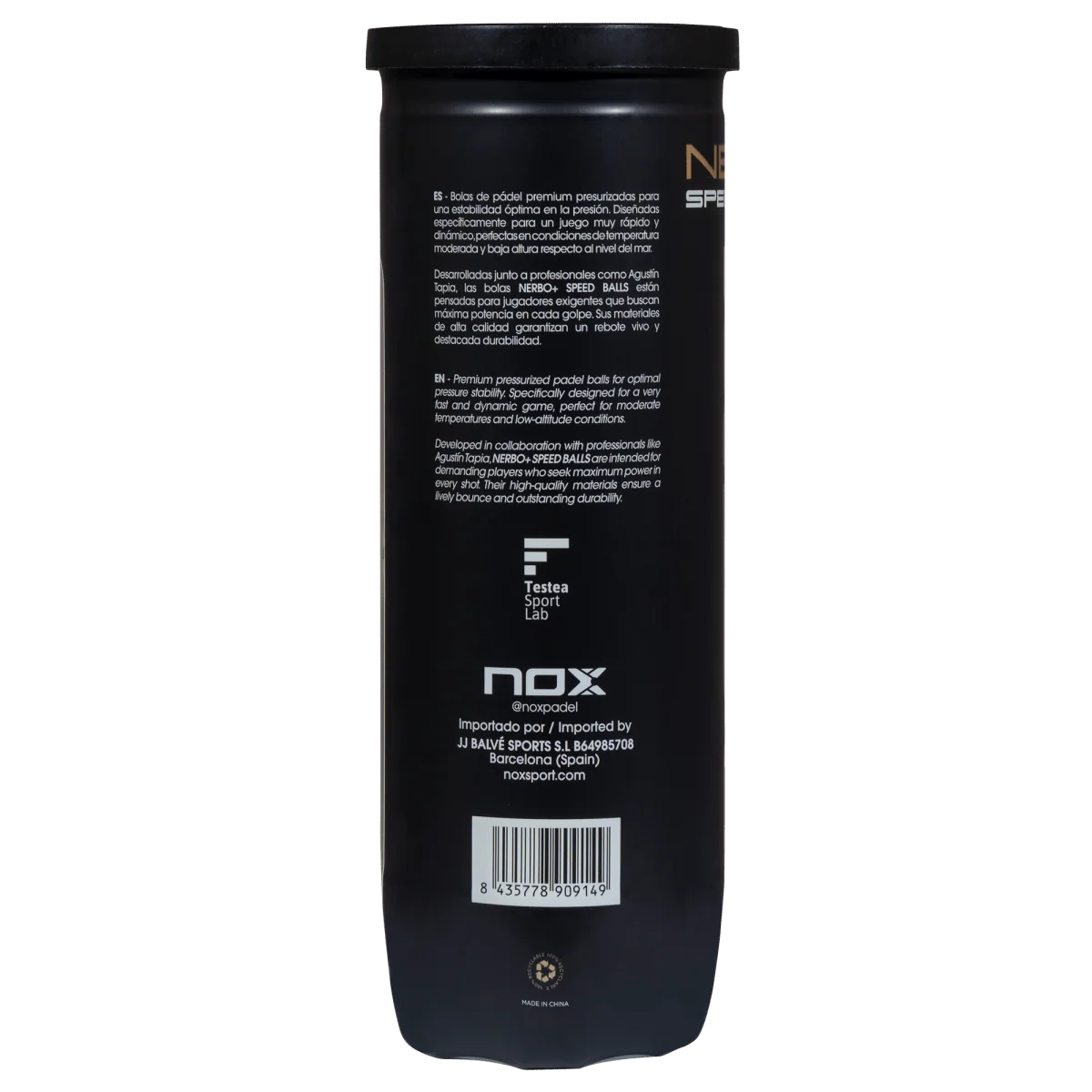 NOX BOTE DE PELOTAS NERBO+ SPEED