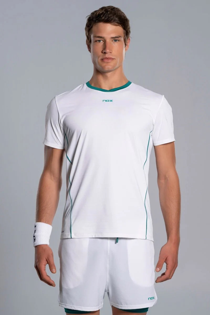 CAMISETA NOX PRO WHITE/IVY GREEN HOMBRE