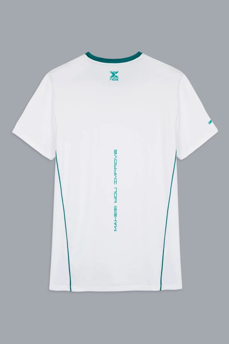 CAMISETA NOX PRO WHITE/IVY GREEN HOMBRE