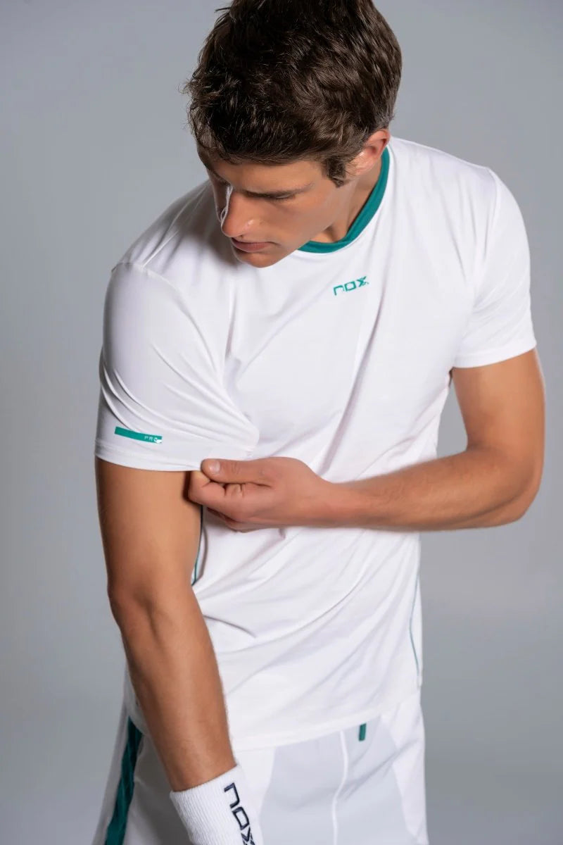 CAMISETA NOX PRO WHITE/IVY GREEN HOMBRE