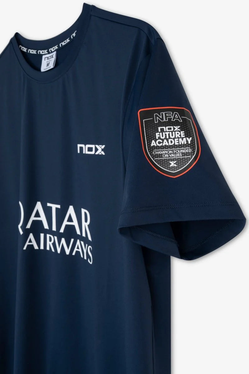 CAMISETA NOX AT10 AZUL OSCURO SPONSORS 2026