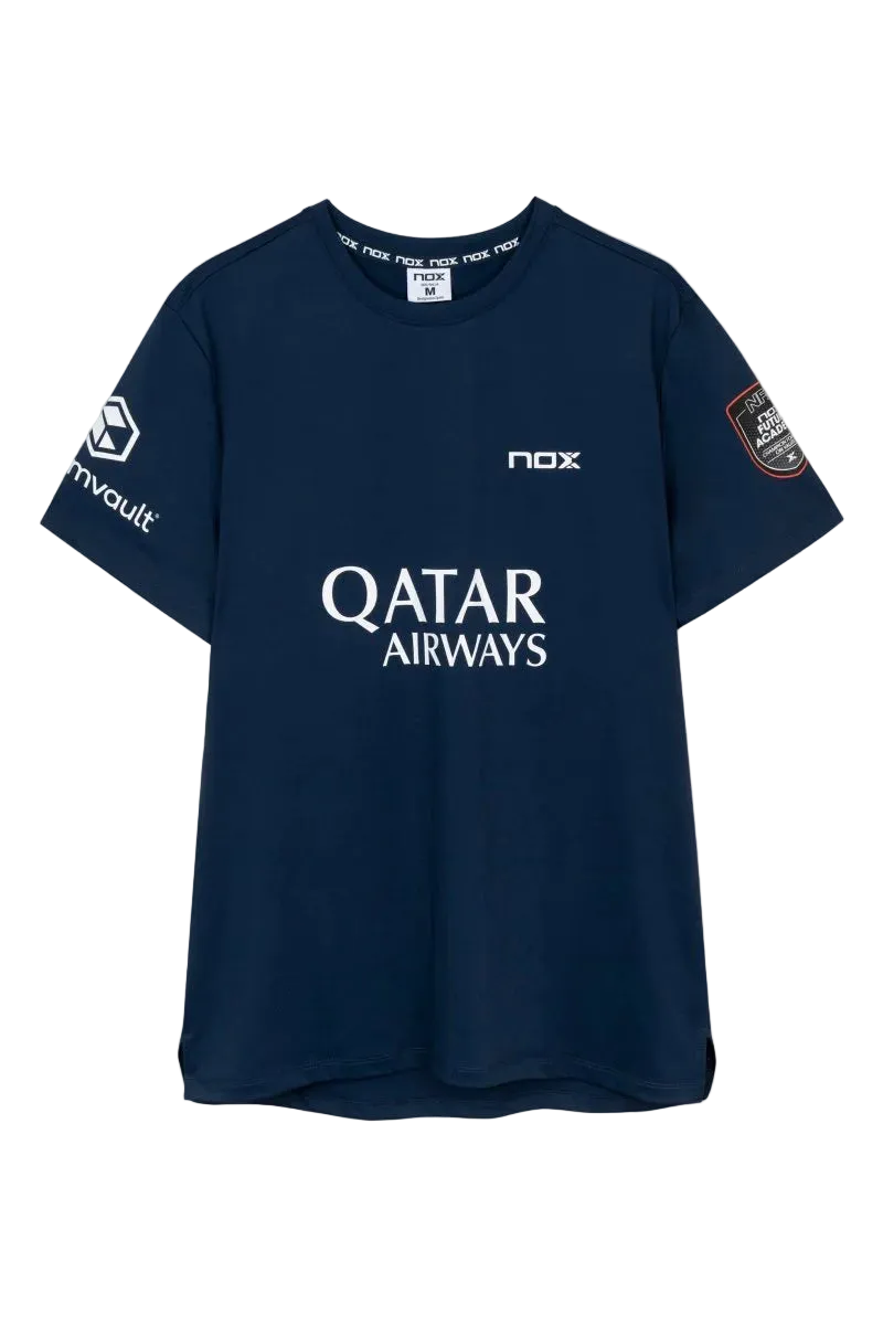 CAMISETA NOX AT10 AZUL OSCURO SPONSORS 2026