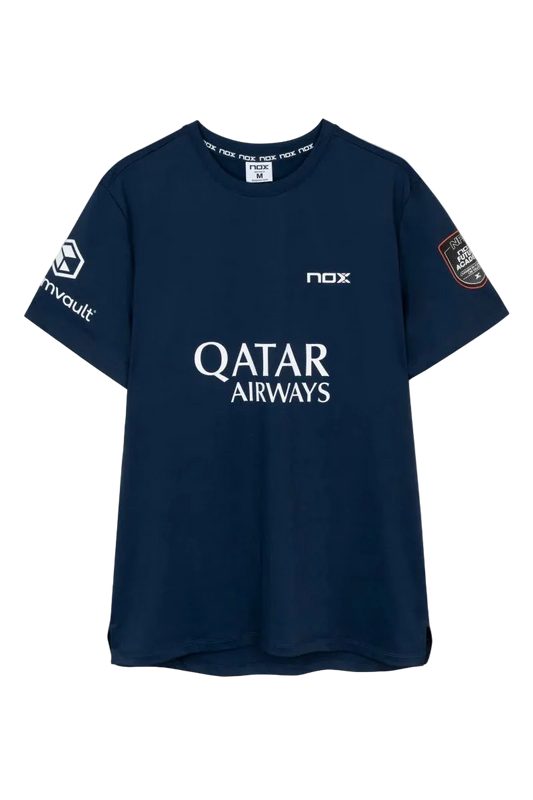 CAMISETA NOX AT10 AZUL OSCURO SPONSORS 2026