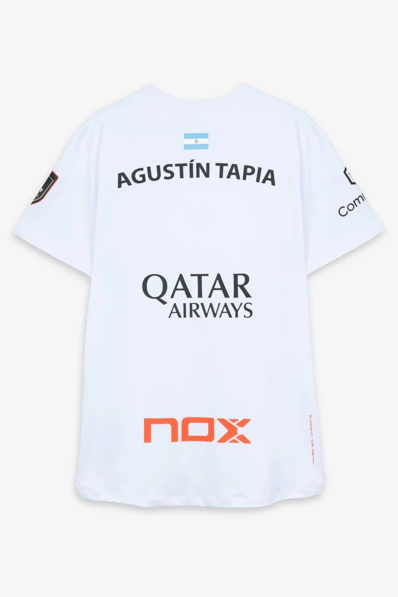 CAMISETA NOX AT10 BLANCO SPONSORS 2026