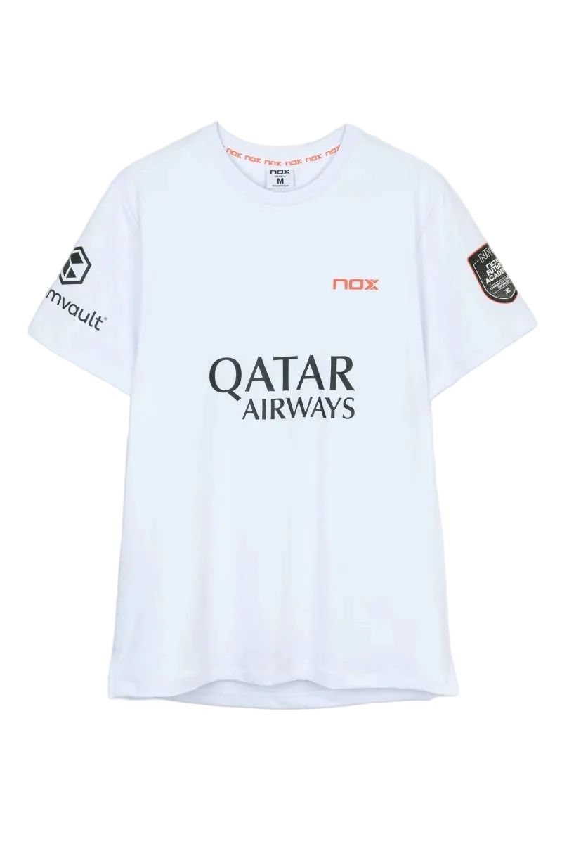 CAMISETA NOX AT10 BLANCO SPONSORS 2026