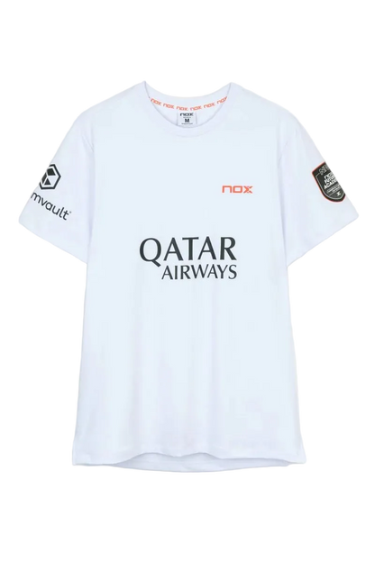 CAMISETA NOX AT10 BLANCO SPONSORS 2026