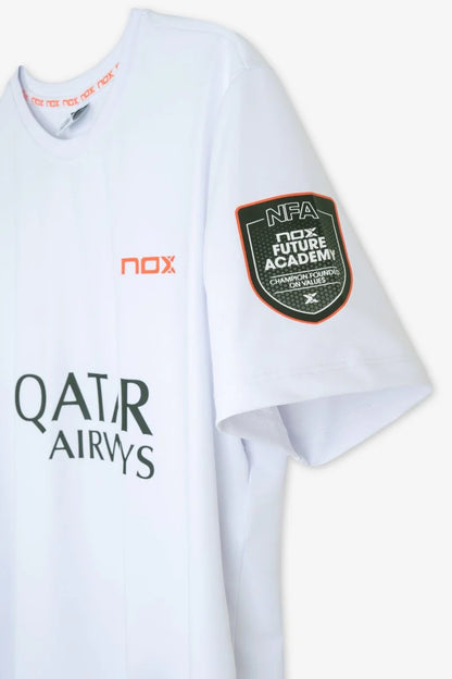 CAMISETA NOX AT10 BLANCO SPONSORS 2026