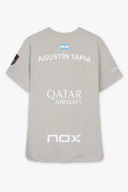 CAMISETA NOX AT10 GRIS SPONSORS 2026
