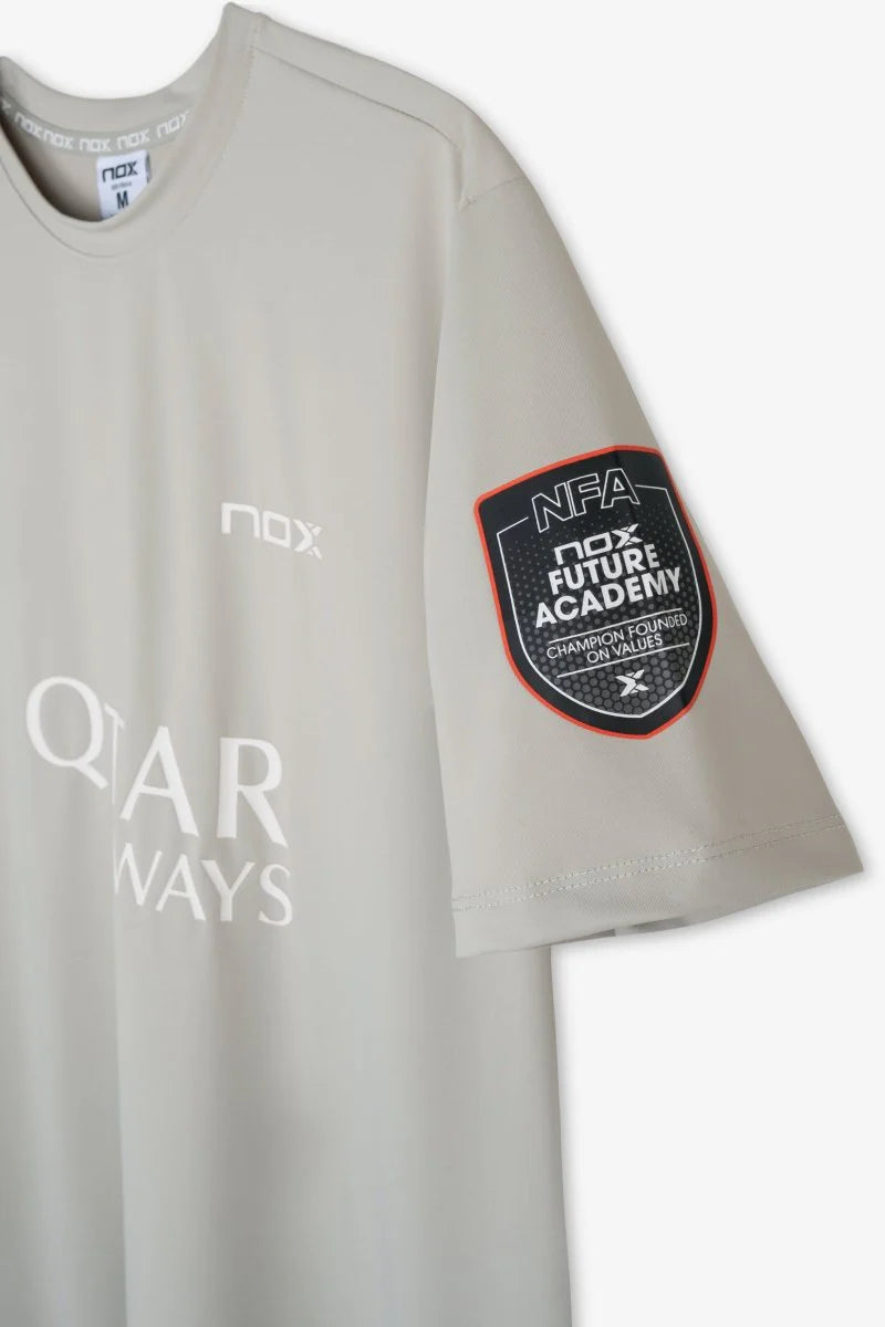 CAMISETA NOX AT10 GRIS SPONSORS 2026