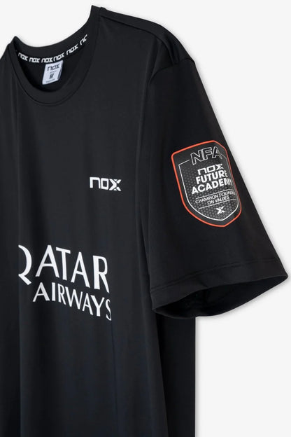 CAMISETA NOX AT10 NEGRO SPONSORS 2026