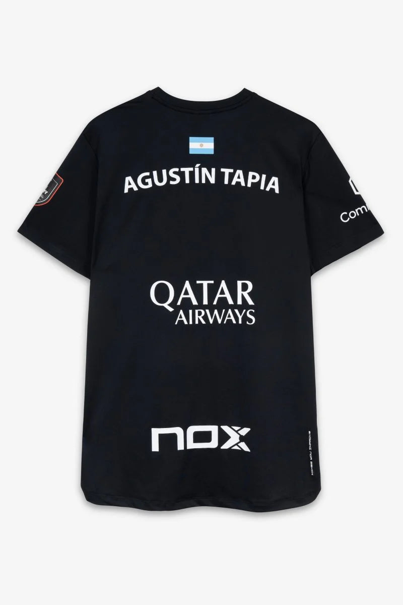 CAMISETA NOX AT10 NEGRO SPONSORS 2026