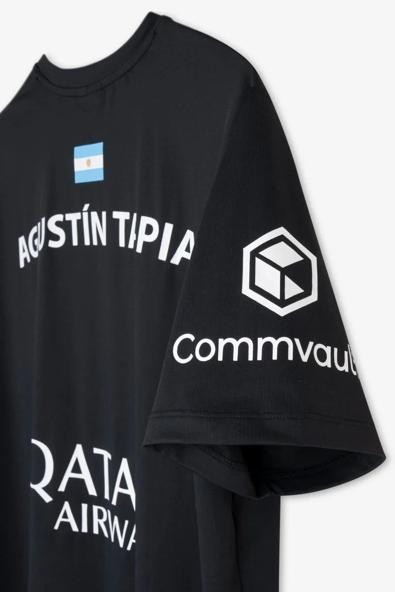 CAMISETA NOX AT10 NEGRO SPONSORS 2026