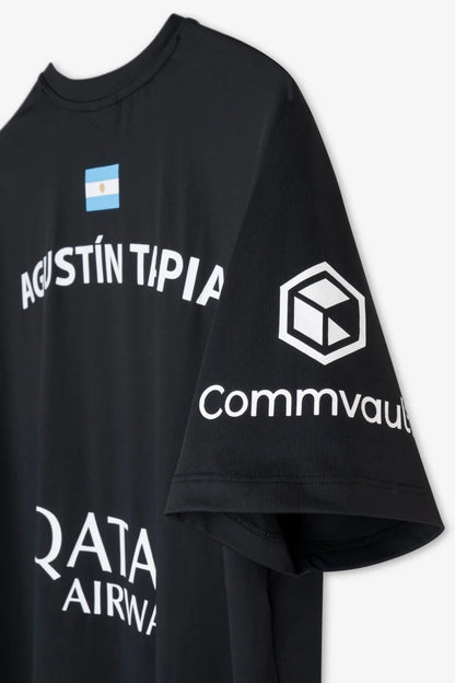 CAMISETA NOX AT10 NEGRO SPONSORS 2026