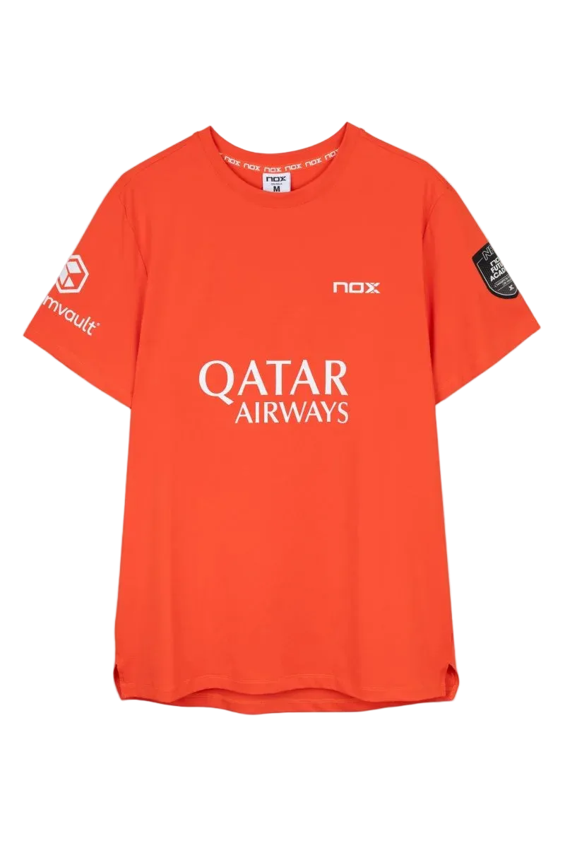CAMISETA NOX AT10 ROJA SPONSORS 2026