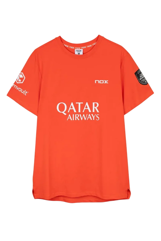 CAMISETA NOX AT10 ROJA SPONSORS 2026