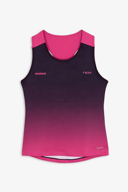 CAMISETA TIRANTES PRO NOX MUJER BLACKBERRY ROSE DEGRADED