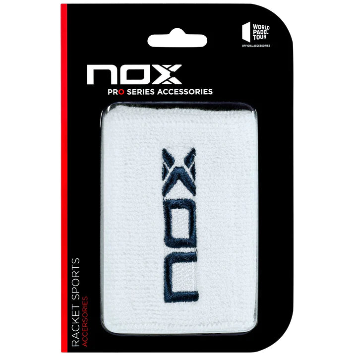 MUÑEQUERA NOX CORTA BLANCO/AZUL MARINO
