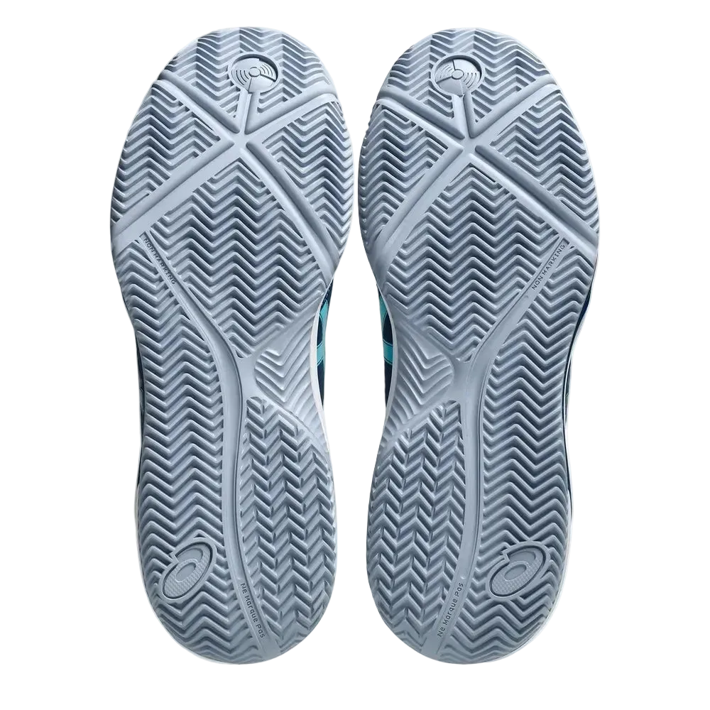 TENIS ASICS GEL DEDICATE 8 PADEL MEN WHITE/DARK COBALT HOMBRE