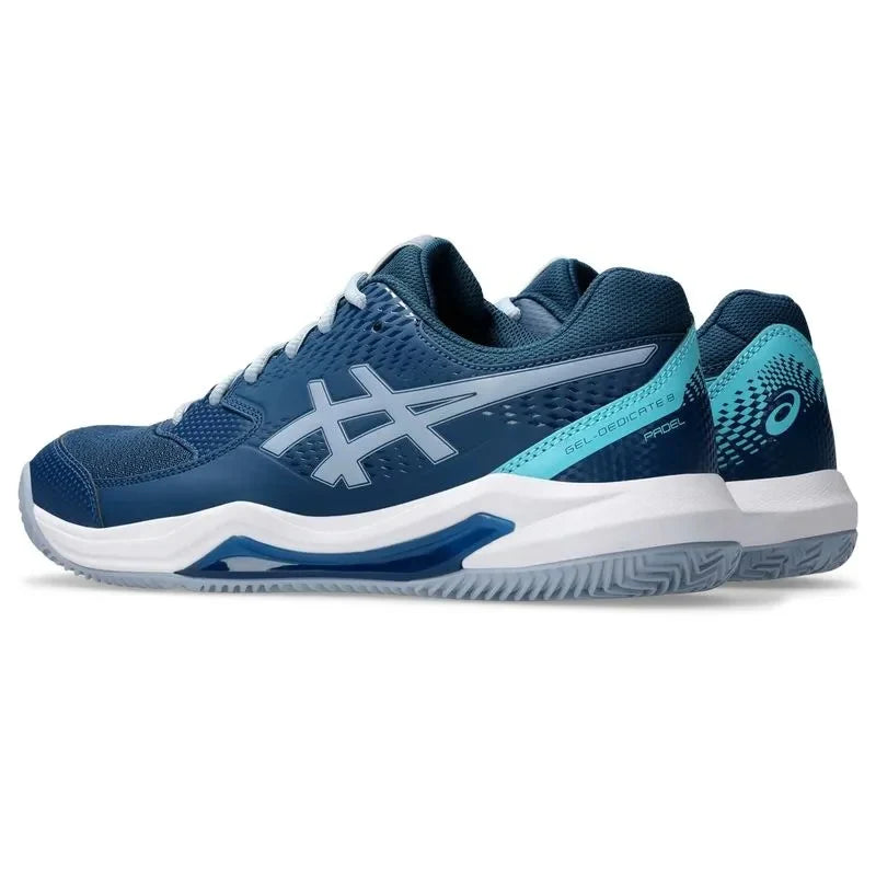TENIS ASICS GEL-DEDICATE 8 MAKO BLUE/GREY BLUE