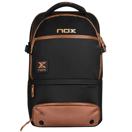 MOCHILA NOX LUXURY OPEN SERIES NEGRO/MARRON