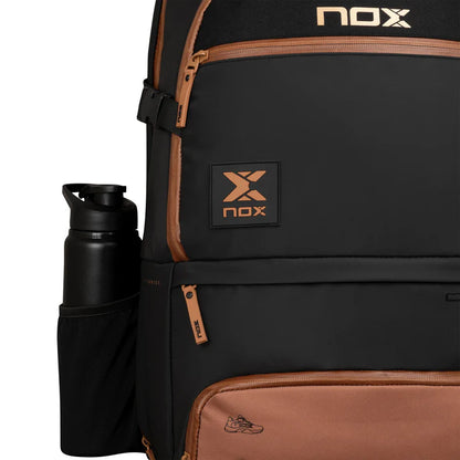 MOCHILA NOX LUXURY OPEN SERIES NEGRO/MARRON