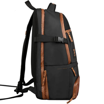 MOCHILA NOX LUXURY OPEN SERIES NEGRO/MARRON