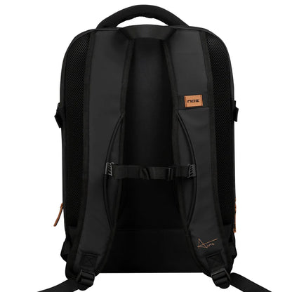 MOCHILA NOX LUXURY OPEN SERIES NEGRO/MARRON