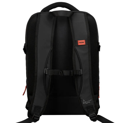 MOCHILA NOX LUXURY OPEN SERIES NEGRO/ROJO