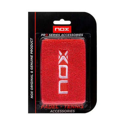 MUÑEQUERA NOX CORTA ROJO/BLANCO