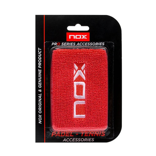 MUÑEQUERA NOX CORTA ROJO/BLANCO