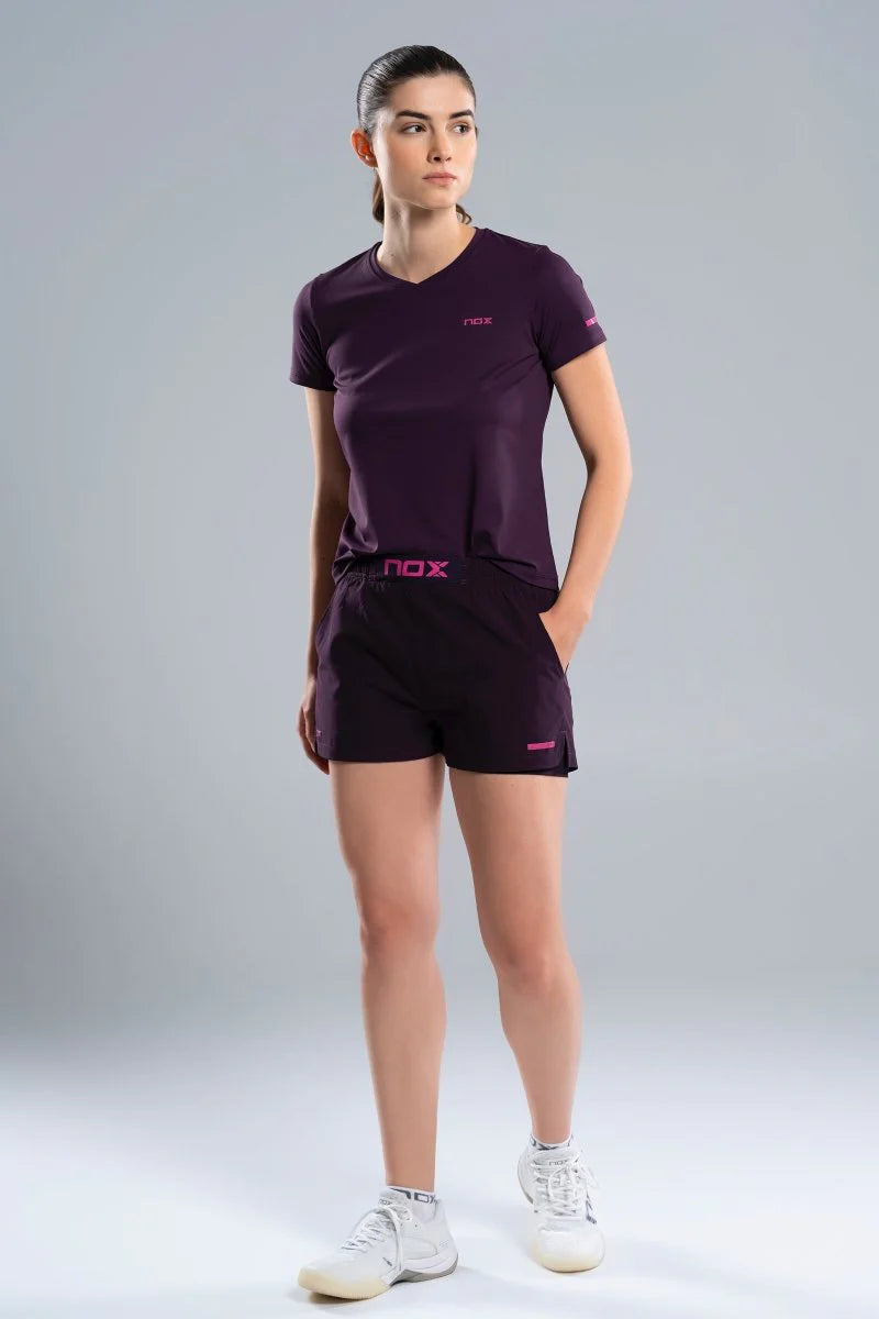 SHORT NOX PRO DEEP PURPLE MUJER