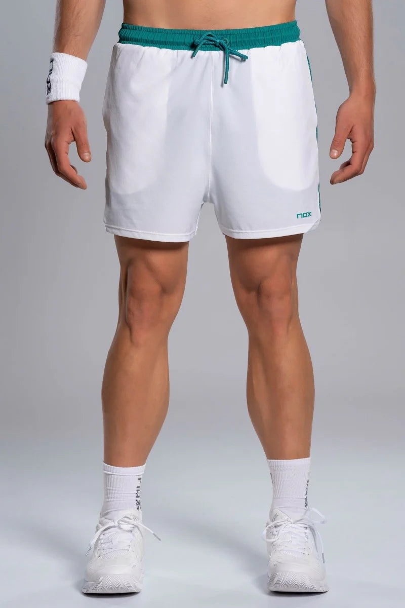 SHORT NOX PRO WHITE/IVY GREEN HOMBRE