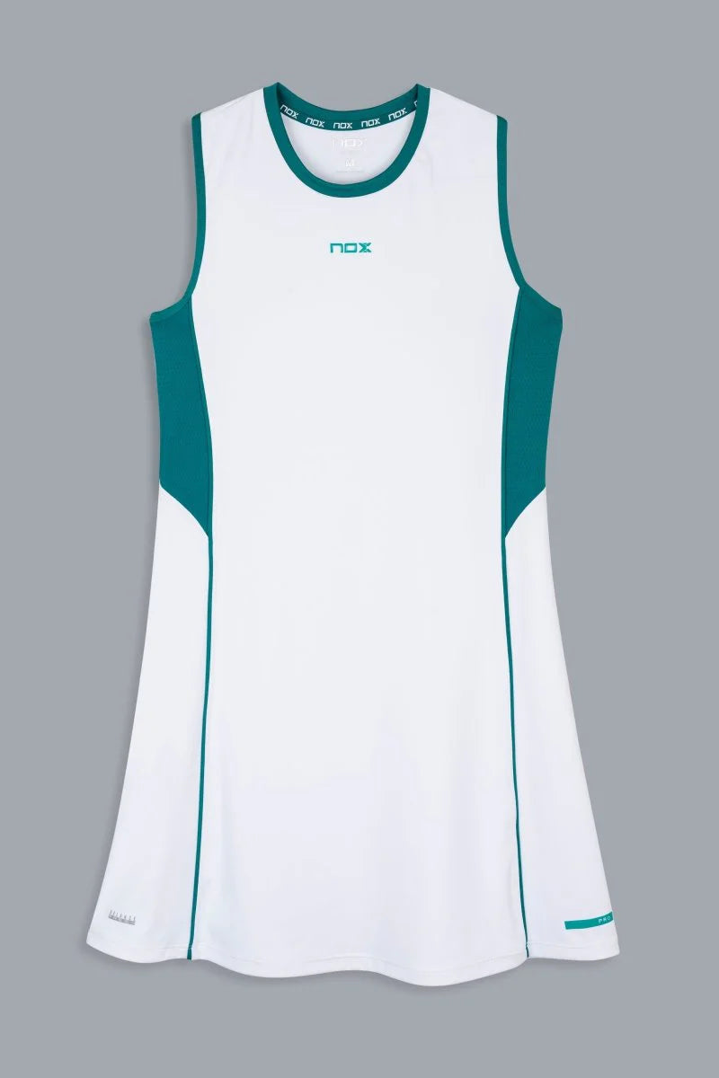 VESTIDO NOX PRO WHITE/IVY GREEN