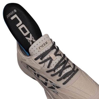 TENIS NOX AT10 LUX GRIS/NEGRO