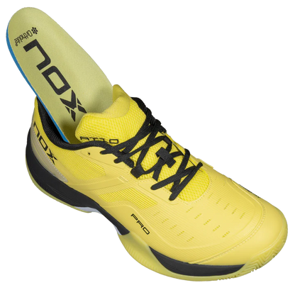 TENIS NOX AT10 PRO AMARILLO VERANO/NEGRO