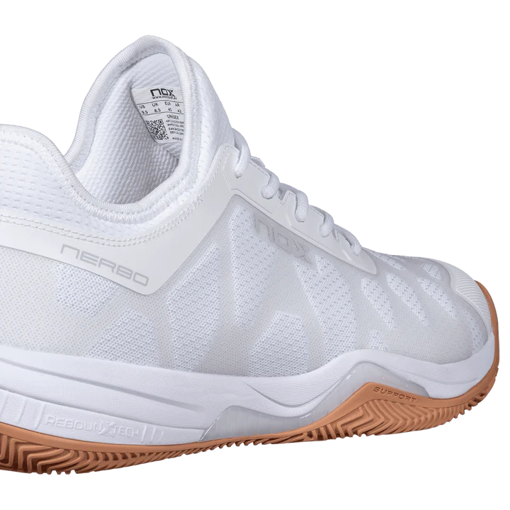 TENIS NOX NERBO BLANCO/SUELA CARAMELO